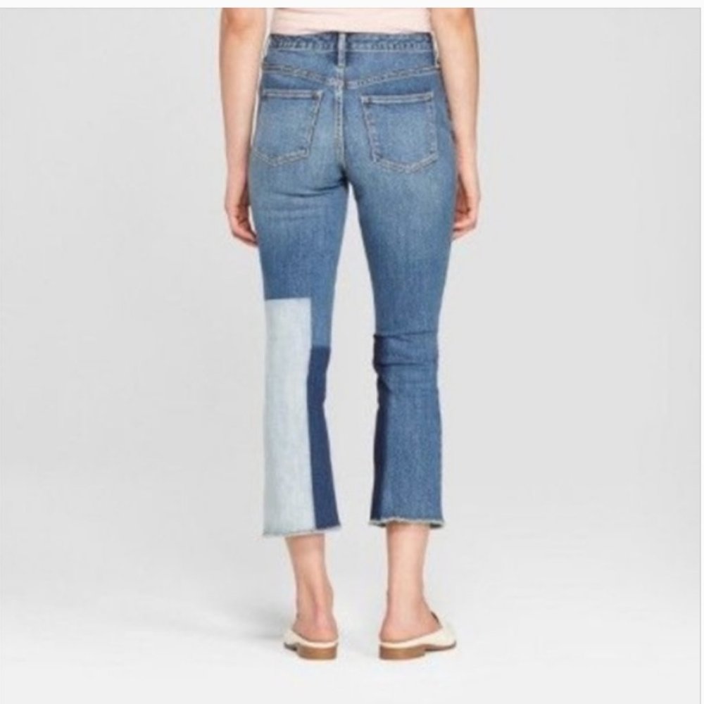 Universal Thread Women's Patchwork Ankle Jeans - … - image 2